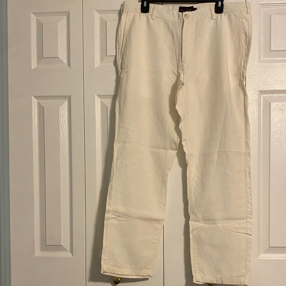 Black Brown 1826 Men's Off-White Chinos